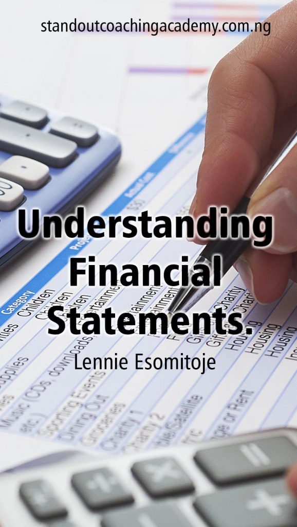 Book Cover: Understanding Financial Statements.